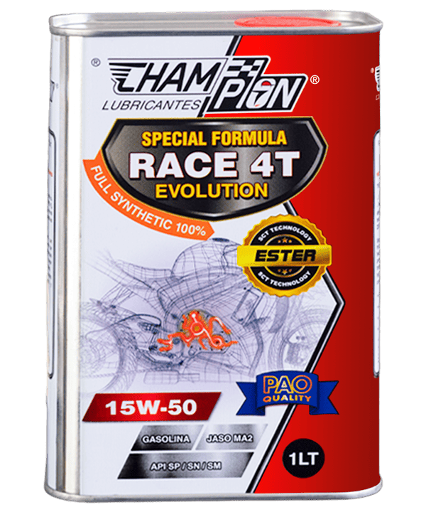 Botella de Aceite Champion Race 15W-50 Full Synthetic
