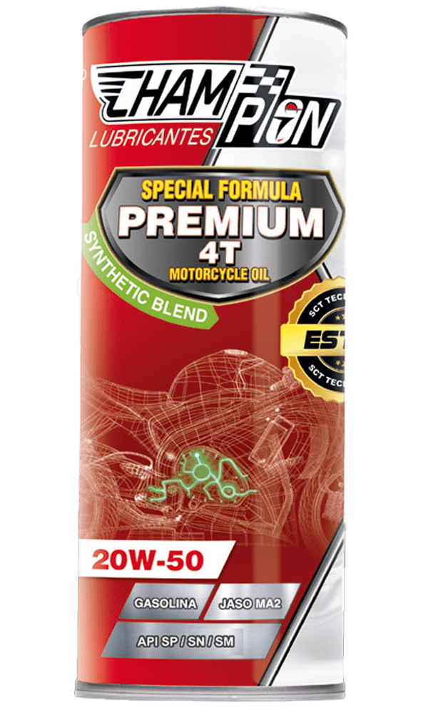 Botella de Aceite Champion Premium 20W-50 Semi-Sintetico